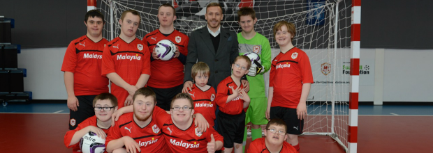 Cardiff City FC Foundation offer Luke a volunteer coaching role