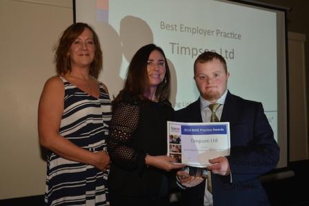 Tim and Timpson win top prizes at National Employment Awards
